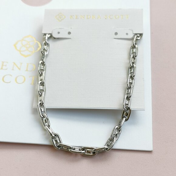 Kendra Scott Bailey Collection. Silver Chain Necklace - Picture 1 of 3